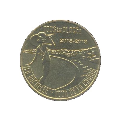 Monnaie de Paris Tourist Token - La Rochelle Tour de la Chaîne - Tous à la plage front