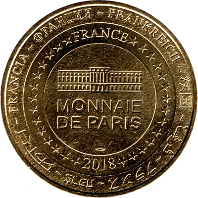 Monnaie de Paris Tourist Token - La Vallée des Singes - 20 ans back