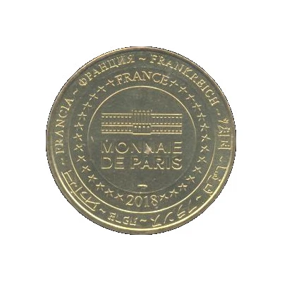 Monnaie de Paris Tourist Token - La Volerie des Aigles 50e anniversaire back