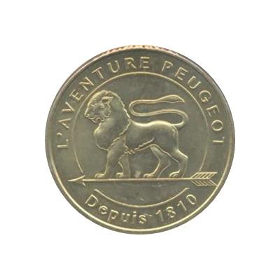 Monnaie de Paris Tourist Token - L'aventure Peugeot Depuis front