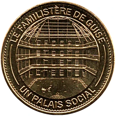 Monnaie de Paris Tourist Token - Le Familistère de Guise Un Palais Social front