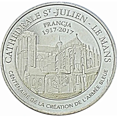 Monnaie de Paris Tourist Token - Le Mans Cathédrale Saint Julien - Francja front