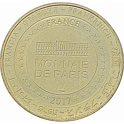 Monnaie de Paris Tourist Token - Le Mans Cathédrale Saint Julien - Francja back