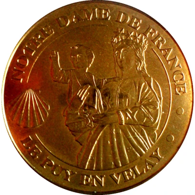 Monnaie de Paris Tourist Token - Le Puy en Velay Notre Dame de France front
