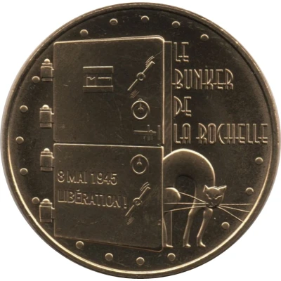 Monnaie de Paris Tourist Token - Le bunker de La Rochelle front