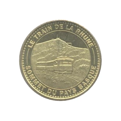 Monnaie de Paris Tourist Token - Le train de la Rhune Sommet du Pays Basque front