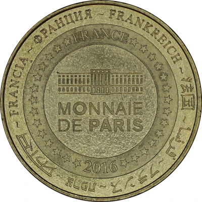 Monnaie de Paris Tourist Token - L'ile de Ré l’âne, le pont, le phare des baleines back