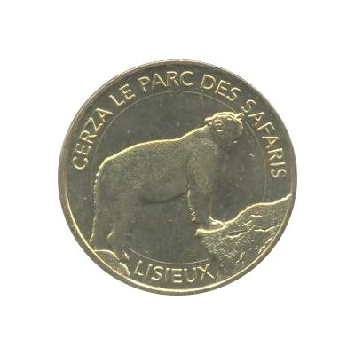 Monnaie de Paris Tourist Token - Lisieux Cerza le parc des safaris - L'ours blanc front