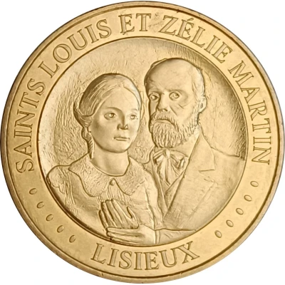Monnaie de Paris Tourist Token - Lisieux Saints Louis et Zélie Martin front
