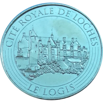 Monnaie de Paris Tourist Token - Loches Le château front