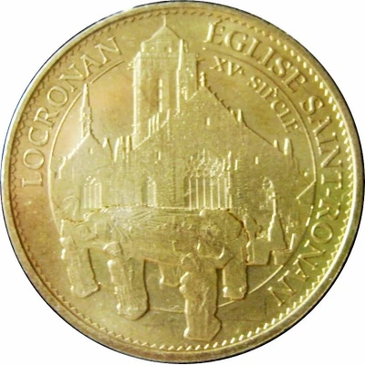 Monnaie de Paris Tourist Token - Locronan Eglise et Tombeau de Saint-Ronan front