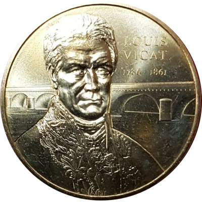 Monnaie de Paris Tourist Token - Louis Vicat front