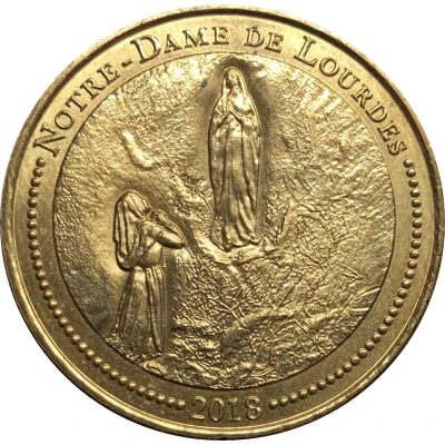 Monnaie de Paris Tourist Token - Lourdes Faites tout ce qu'il vous dira front