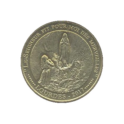 Monnaie de Paris Tourist Token - Lourdes Magnificat back