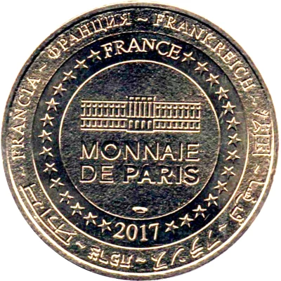Monnaie de Paris Tourist Token - Lozère Les Loups du Gévaudan back