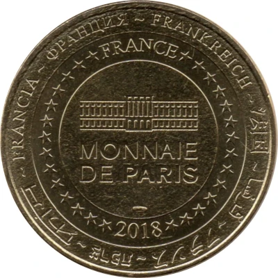 Monnaie de Paris Tourist Token - Lozère Les loups du Gévaudan - Le loup back