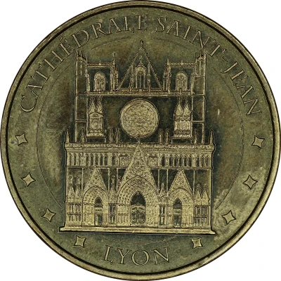Monnaie de Paris Tourist Token - Lyon Cathédrale Saint-Jean front
