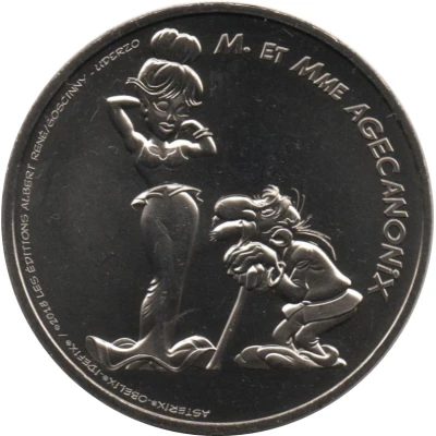 Monnaie de Paris Tourist Token - M. et Mme Agecanonix ND front