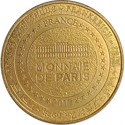 Monnaie de Paris Tourist Token - Maisons de Victor Hugo Paris - Guernesey back