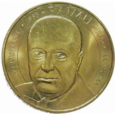 Monnaie de Paris Tourist Token - Marignane Le musée Raimu front
