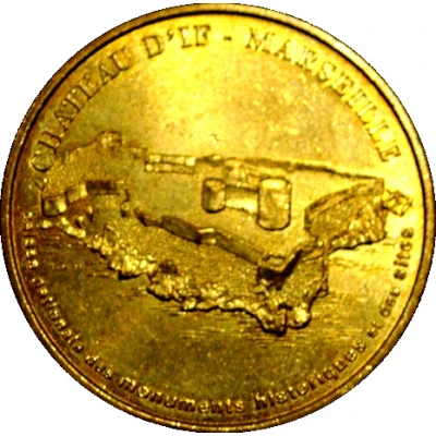 Monnaie de Paris Tourist Token - Marseille Château d'If front