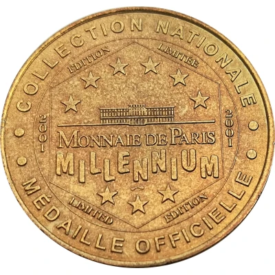 Monnaie de Paris Tourist Token - Marseille Château d'If back