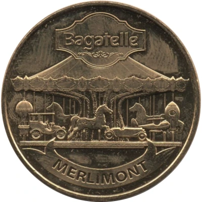 Monnaie de Paris Tourist Token - Merlimont Parc Bagatelle - Le Carrousel front
