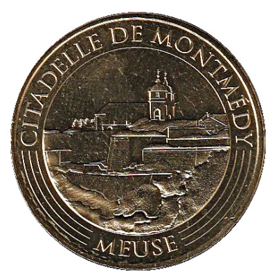 Monnaie de Paris Tourist Token - Meuse Citadelle de Montmédy front