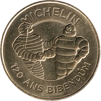 Monnaie de Paris Tourist Token - Michelin 120 ans Bibendum front