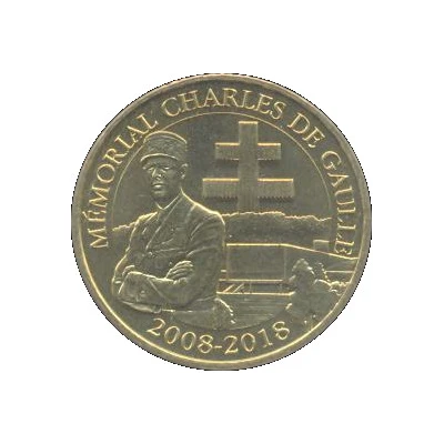 Monnaie de Paris Tourist Token - Mémorial Charles de Gaulle front
