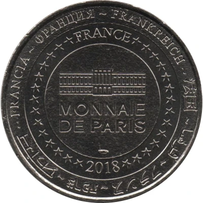 Monnaie de Paris Tourist Token - Monnaie de Paris Quai de Conti - Vue aérienne back