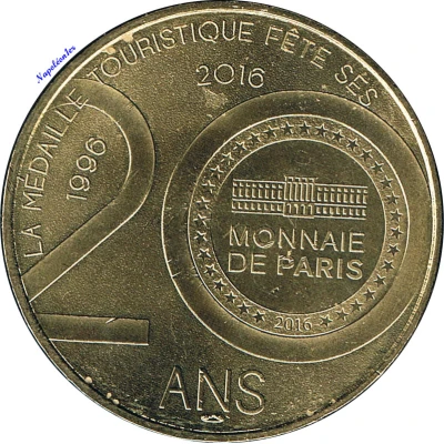 Monnaie de Paris Tourist Token - Monnaie de Paris Quai de Conti back