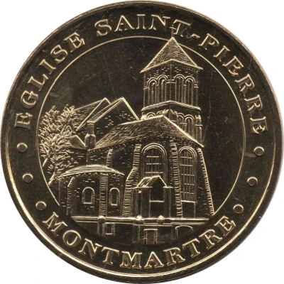 Monnaie de Paris Tourist Token - Montmartre Eglise Saint-Pierre front