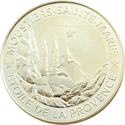 Monnaie de Paris Tourist Token - Moustiers-Sainte-Marie Etoile de la Provence front