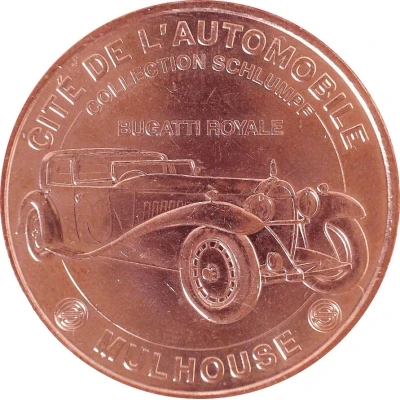 Monnaie de Paris Tourist Token - Mulhouse Bugatti Royale - Cité de l'Automobile front
