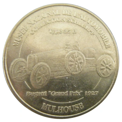 Monnaie de Paris Tourist Token - Mulhouse Musée National de l'Automobile - Bugatti Type 35 B front