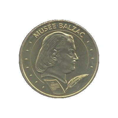 Monnaie de Paris Tourist Token - Musée Balzac front