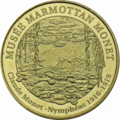Monnaie de Paris Tourist Token - Musée Marmottan Monet Claude Monet - Nymphéas front