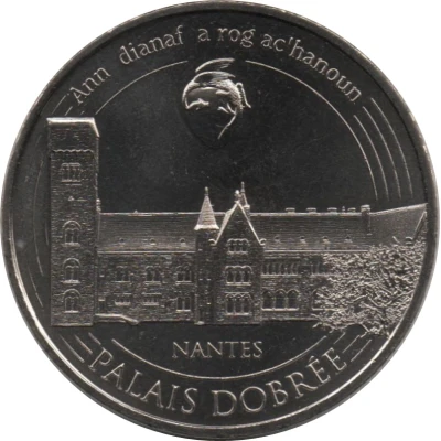 Monnaie de Paris Tourist Token - Nantes Le Palais Dobrée front
