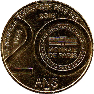 Monnaie de Paris Tourist Token - Nantes Les Machines de l'île - 10 ans des Machines back