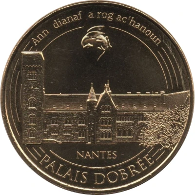 Monnaie de Paris Tourist Token - Nantes Palais Dobrée front