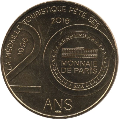 Monnaie de Paris Tourist Token - Nice Côte d'Azur La Promenade des Anglais back