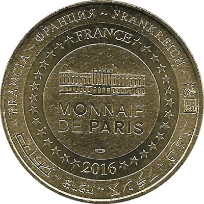 Monnaie de Paris Tourist Token - Nigloland Donjon de l’extrême back