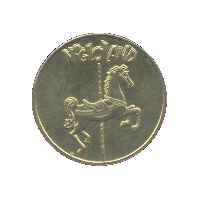 Monnaie de Paris Tourist Token - Nigloland Le cheval de bois front