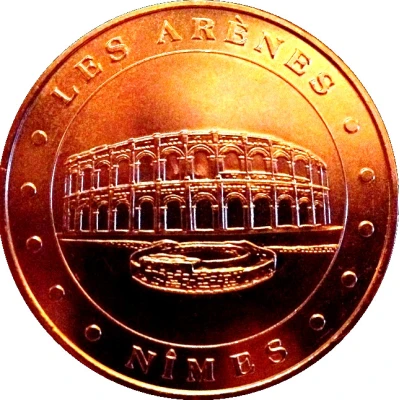 Monnaie de Paris Tourist Token - Nîmes Les arènes front