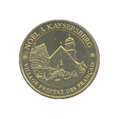 Monnaie de Paris Tourist Token - Noël à Kaysersberg Village préféré des Français front