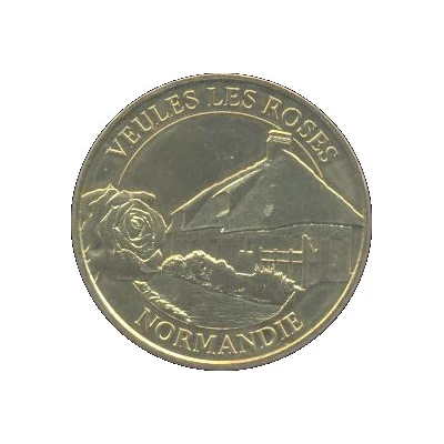 Monnaie de Paris Tourist Token - Normandie Veules les Roses front