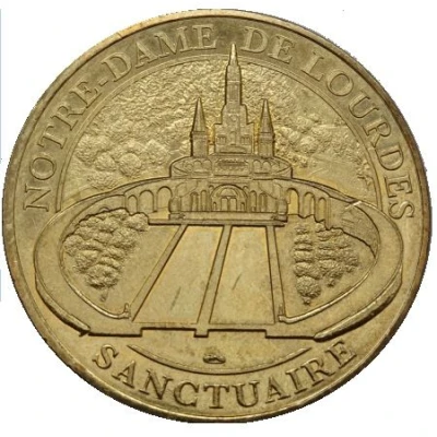 Monnaie de Paris Tourist Token - Notre-Dame de Lourdes Sanctuaire ND back
