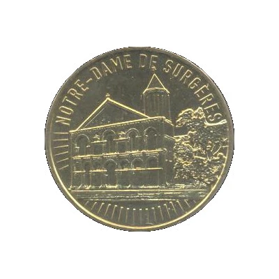 Monnaie de Paris Tourist Token - Notre-Dame de Surgères front