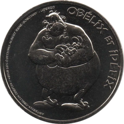 Monnaie de Paris Tourist Token - Obélix et Idéfix ND front